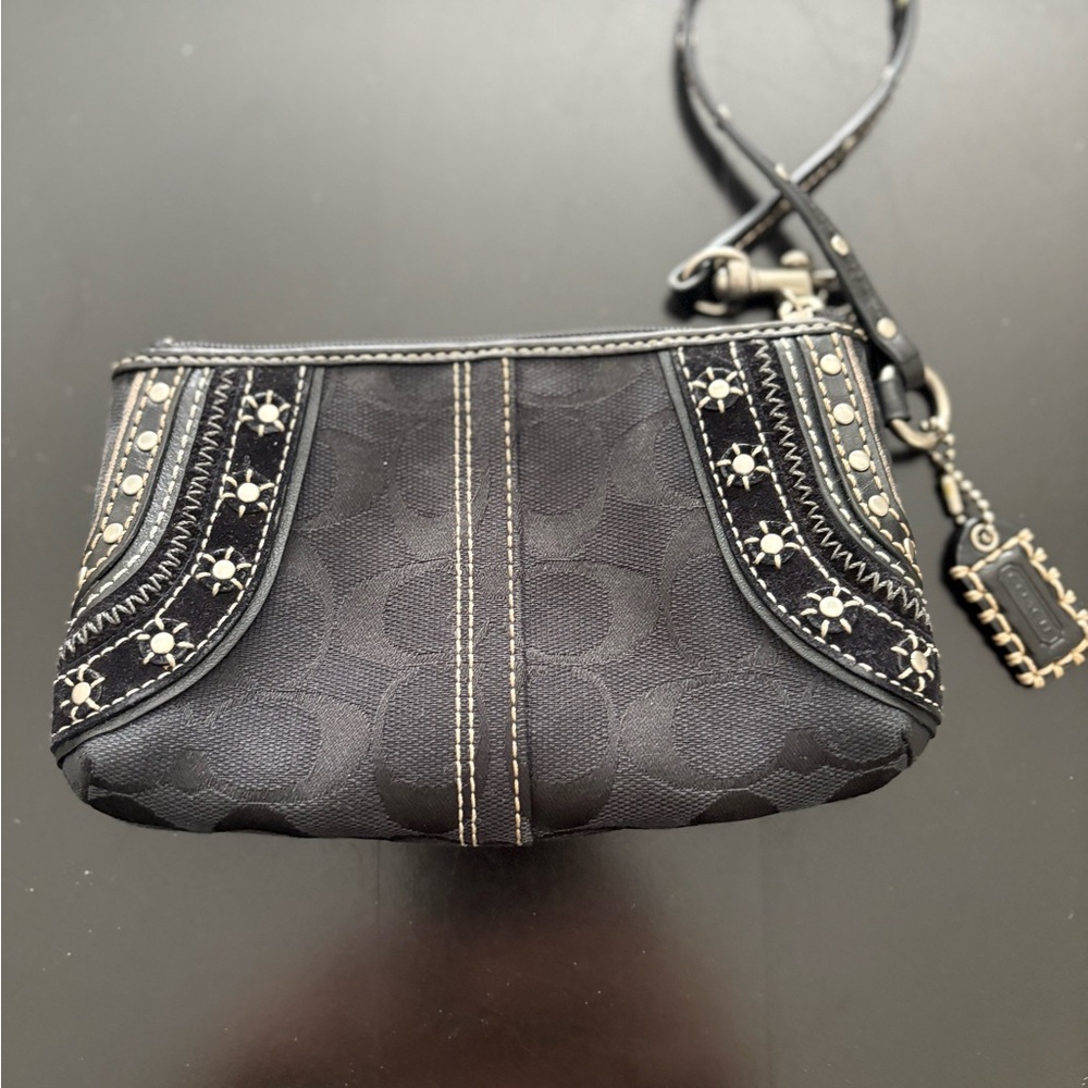 Coach Studded Wristlet